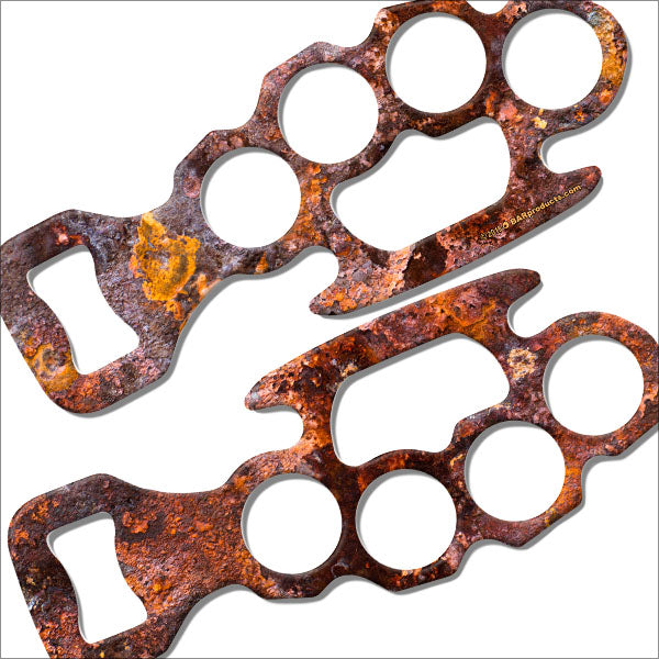 Kolorcoat™ Knuckle Buster Bottle Opener - Rust