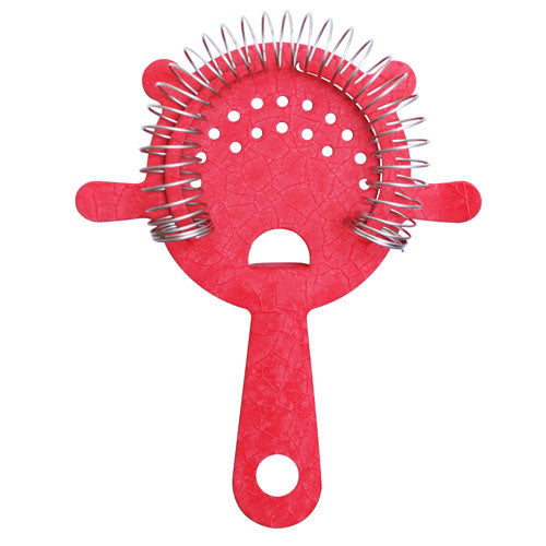 "Komodo Koat™" 4-Prong Cocktail Strainer - Red