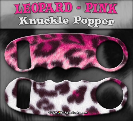 Knuckle Popper Bottle Opener - Leopard Prints - Color Options