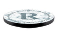 ADD YOUR NAME Lazy Susan - MARBLE MONOGRAM - 3 Different Sizes - Table Top