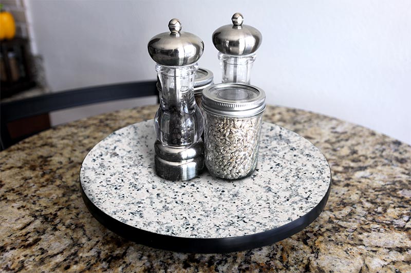 Lazy Susan - GRANITE Designs - 3 Different Sizes - For Kitchen Table Top