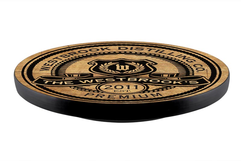 Wood Lazy Susan - Customized - Add Your Name - Premium - Size Variations