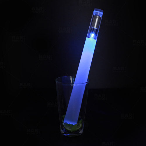 Clear Acrylic Muddler with LED - 30cm