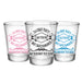  Customizable 1.75 oz. Clear Shot Glass-  21st Bday Party- May Cause Hangover! - AYN