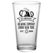 CUSTOMIZABLE - 16oz Pint / Mixing Glass- Brew1