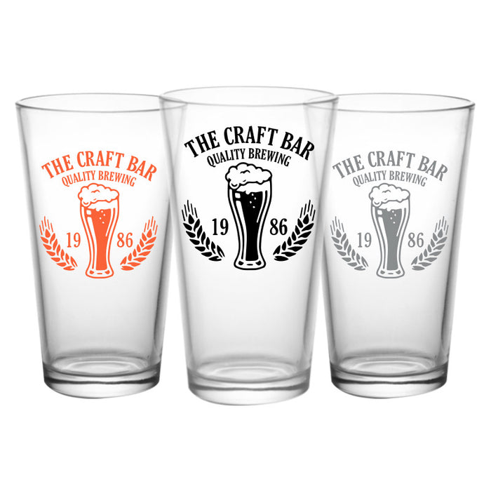 CUSTOMIZABLE - 16oz Pint / Mixing Glass- Quality