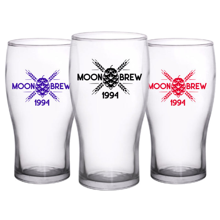 CUSTOMIZABLE - 20oz Imperial Pub Glass- Company2