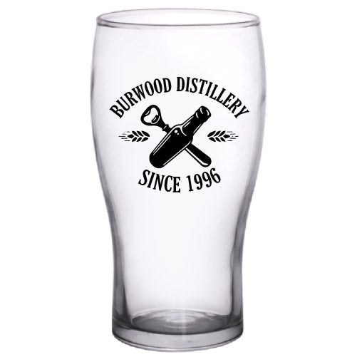 CUSTOMIZABLE - 20oz Imperial Pub Glass- Distillery 