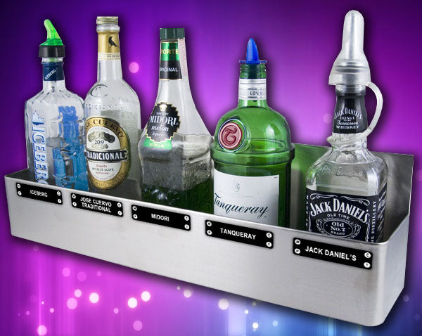 Bar Speed Rail Liquor Bottle Display Labels - 294 Labels