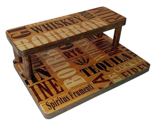 Counter Caddies™ - "LIQUOR" Themed Artwork - Straight Shelf - 12" Length