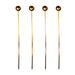 Long Gold Harper Stir Spoons - 4 pack