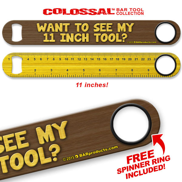 Kolorcoat™ 11" Long COLOSSAL™  Speed Bottle Opener – Ruler