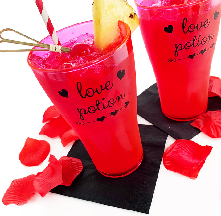 Love Potion Polycarbonate Cup - Neon Pink