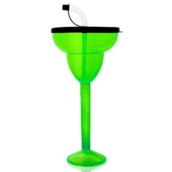 BarConic®Drinkware - Margarita Party Yard - Green - 24 ounce