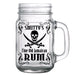 CUSTOMIZABLE - 16oz Mason Jar with Handle - Rum