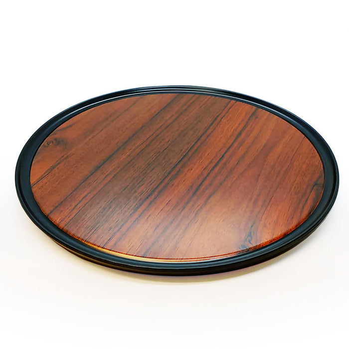 Melamine Wood Grain Non-Slip Trays - Size Options