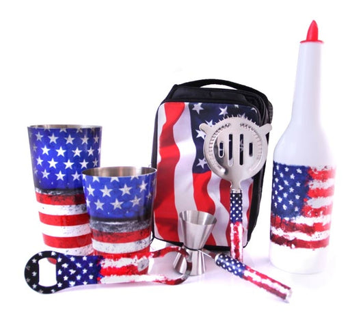 USA Flag Bartender Set