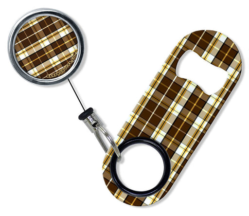 Kolorcoat® Mini Opener and Retractable Reel SET – Brown Plaid