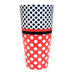 Cocktail Shaker Tin - Printed Designer Series - 28oz weighted - Minnie Mouse Polka Dots