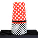 Cocktail Shaker Tin - Printed Designer Series - 28oz weighted - Minnie Mouse Polka Dots