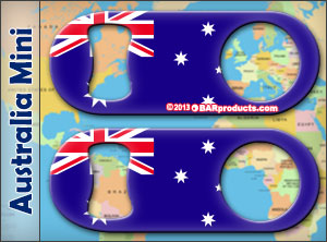 World Flag Kolorcoat™ Mini Bottle Openers