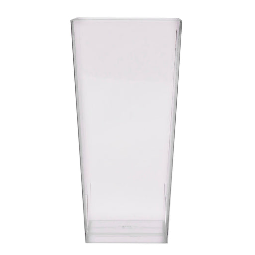 Clear Mini Tall Square Cups - 16 count - 3.5 ounce