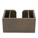 Wooden Bar Napkin & Straw Caddy - Earl Grey