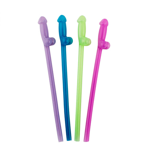 Naughty Glow in the Dark Straws - 8 pack