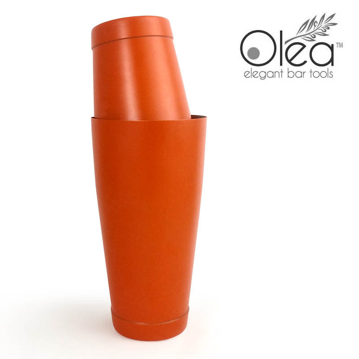 Olea™ Cocktail Shaker - Metallic Orange NEON - 28oz Weighted