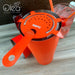 Olea™ Cocktail Strainer - 4 Prong - Metallic NEON Orange