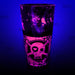 Neon Pink Cocktail Shaker glows under a black light!