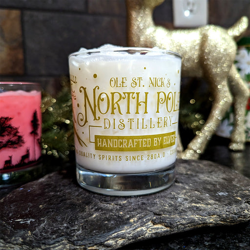 BarConic® Christmas Collection Glassware - North Pole Distillery - 10 Ounce