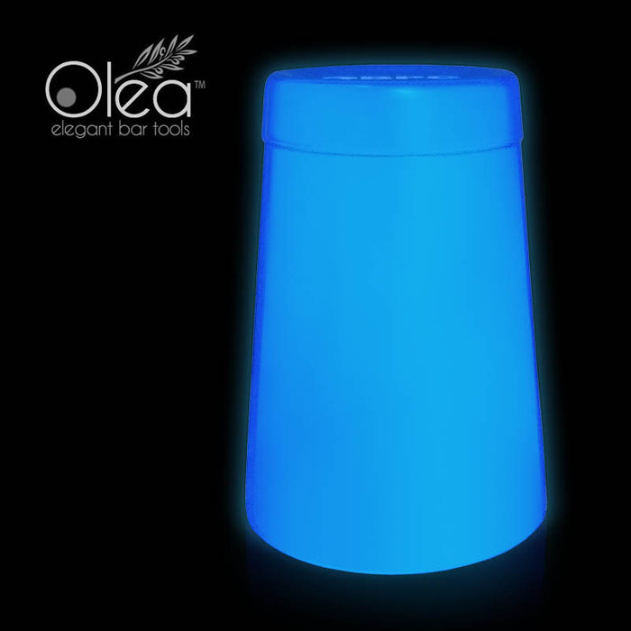 Olea™ Cocktail Shaker - Metallic Blue NEON - 16oz Weighted