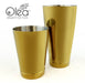 Olea™ Cocktail Shaker Set - Gold Plated - 2 Piece (28 and 16 ounce Tins) 