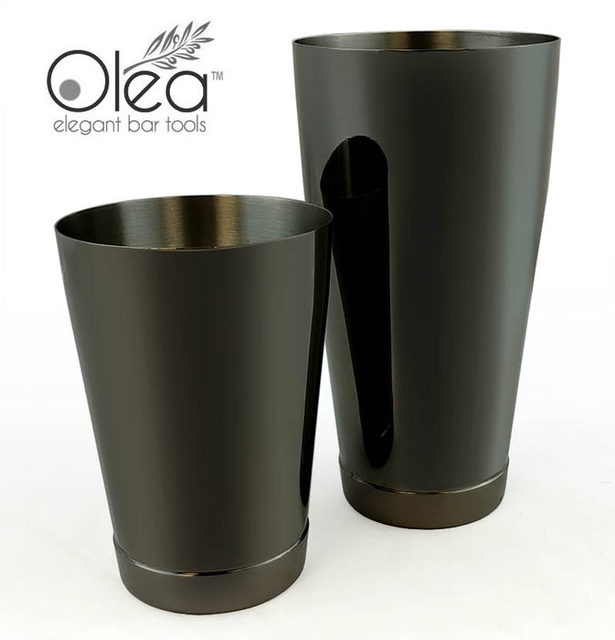 Olea™ Cocktail Shaker Set - Gunmetal Black - 2 Piece (28 and 16 ounce Tins)