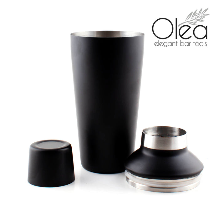 Olea™ 3 Piece Black Matte Shaker - 24 ounce