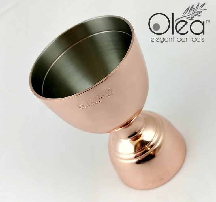 Olea™ Bell Jigger - Copper Plated - 1oz X 2oz