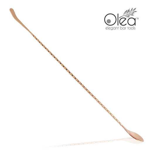 Olea™ Copper Plated Bar Spoon - Bent Tip - 40cm Length