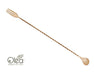 Olea™ Copper Plated Bar Spoon - Trident Fork Tip - 40cm Length