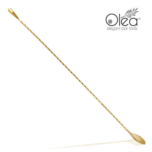 Olea™ Gold Plated Bar Spoon - Weighted Tip - 50cm Length