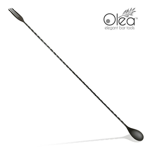 Olea™ Gunmetal Plated Bar Spoon - Trident Fork Tip - 50cm Length