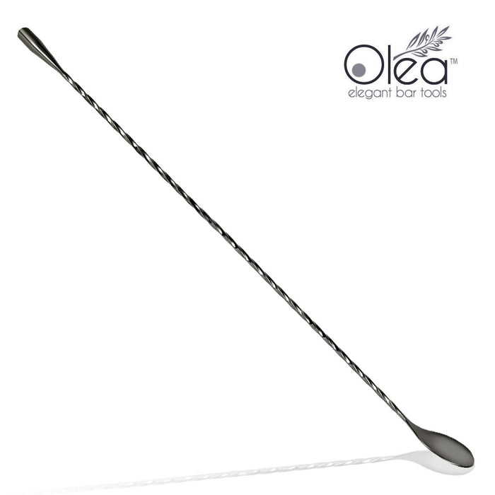 Olea™ Gunmetal Plated Bar Spoon - Weighted Tip - 40cm Length