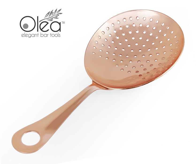 Olea™ Bar Set - Copper Plated - 4 Piece (Bar Spoon Tip Option)