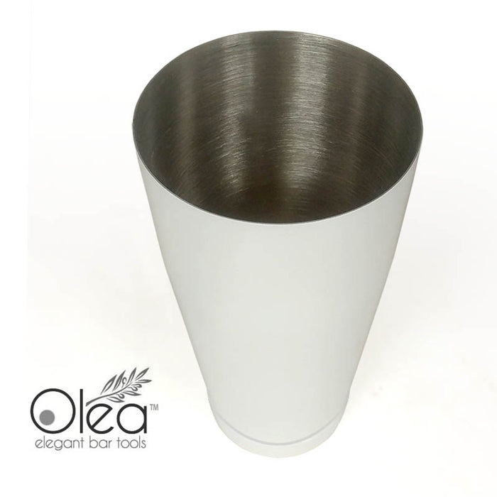 Olea™ Cocktail Shaker - Matte White - 28oz Weighted