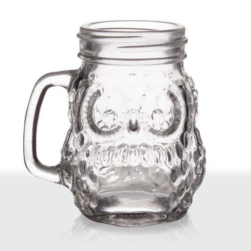 BarConic Owl Mason Jar w/handle - 4 ounce