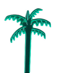 BarConic® Green Palm Tree Stirrers - 7" - Pack of 200