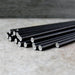 BarConic® "Eco-Friendly" Paper Straws - 7 3/4" Solid Black - Packs of 100