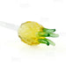 Pineapple Glass Drink Stirrers - Set of 6