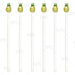 Pineapple Glass Drink Stirrers - Set of 6