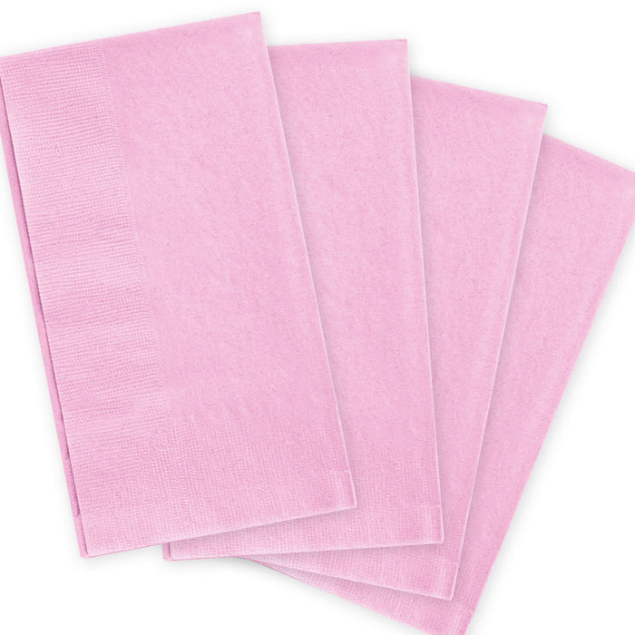 BarConic® 15” x 17” 2-PLY Colored Paper Dinner Napkins – PINK